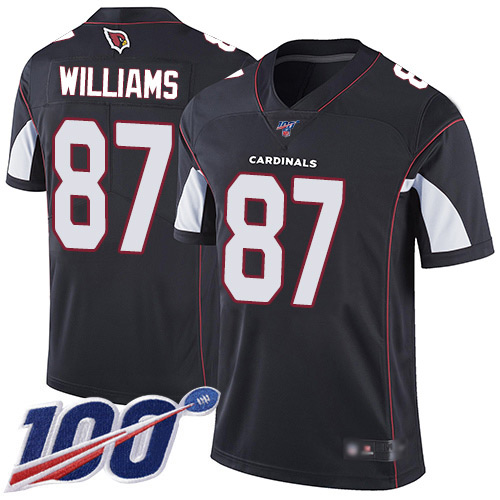 Arizona Cardinals Limited Black Men Maxx Williams Alternate Jersey NFL Football #87 100th Season Vapor Untouchable->nfl t-shirts->Sports Accessory